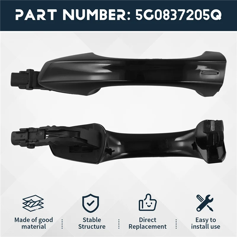 Manijas de Puerta Exterior delantera Izquierda para VW Golf