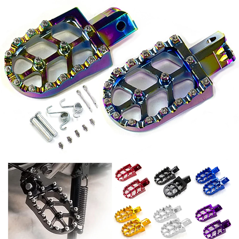 Reposapiés CNC moto Honda CRF 250 450R KTM – estriberas pit bike