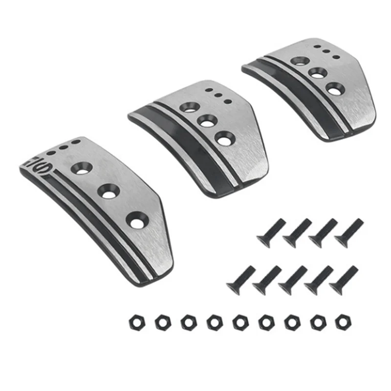 Juego de pedales de aluminio para coche con reposapiés