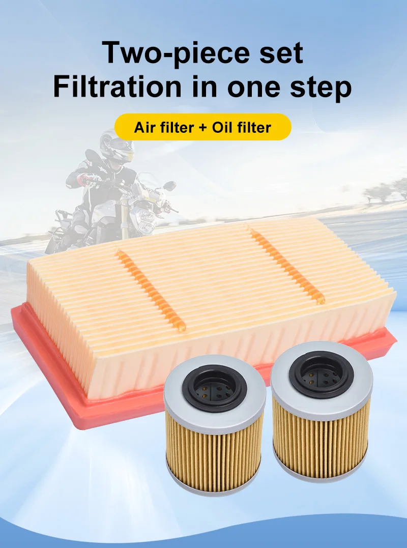 Vista frontal del filtro ASDL para BWM R1300GS