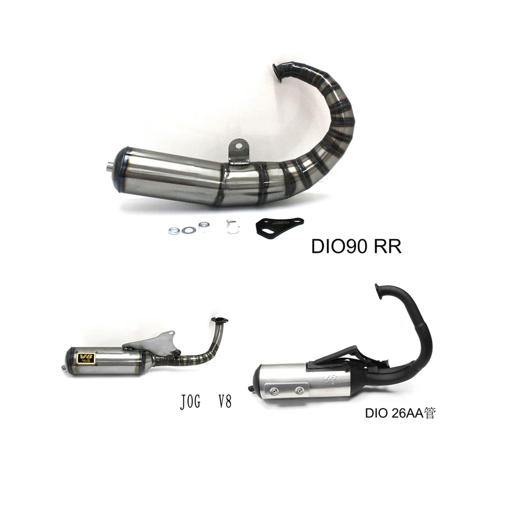 Tubo de escape V8 inoxidable