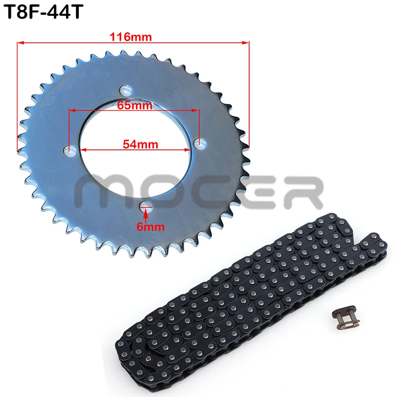 Kit piñón T8F cadena 49cc 2T Mini Moto ATV Quad - imagen 3