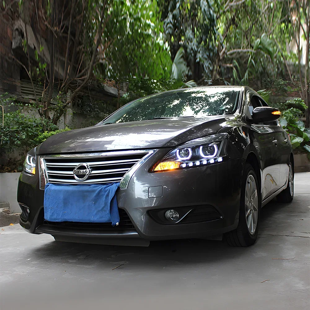 Faros delanteros LED Nissan Sylphy B17 estilo lágrima 2012-2015 - imagen 5