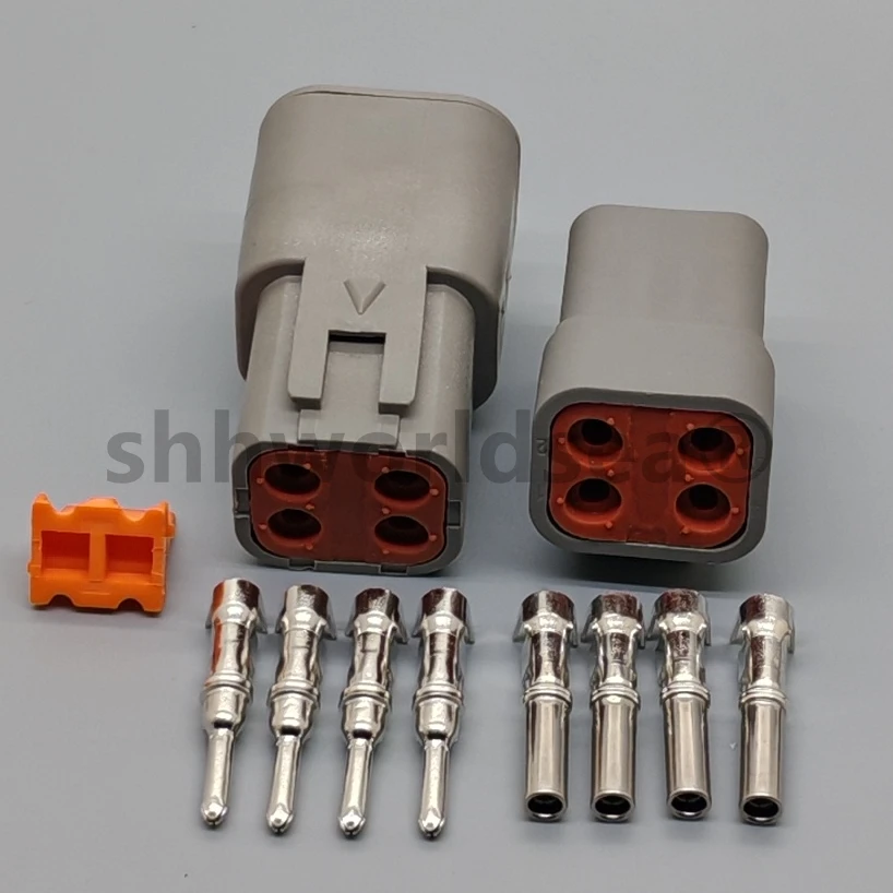 Shhworldsea Conector DTP 4 pines macho y hembra estanco para Cummins - imagen 5