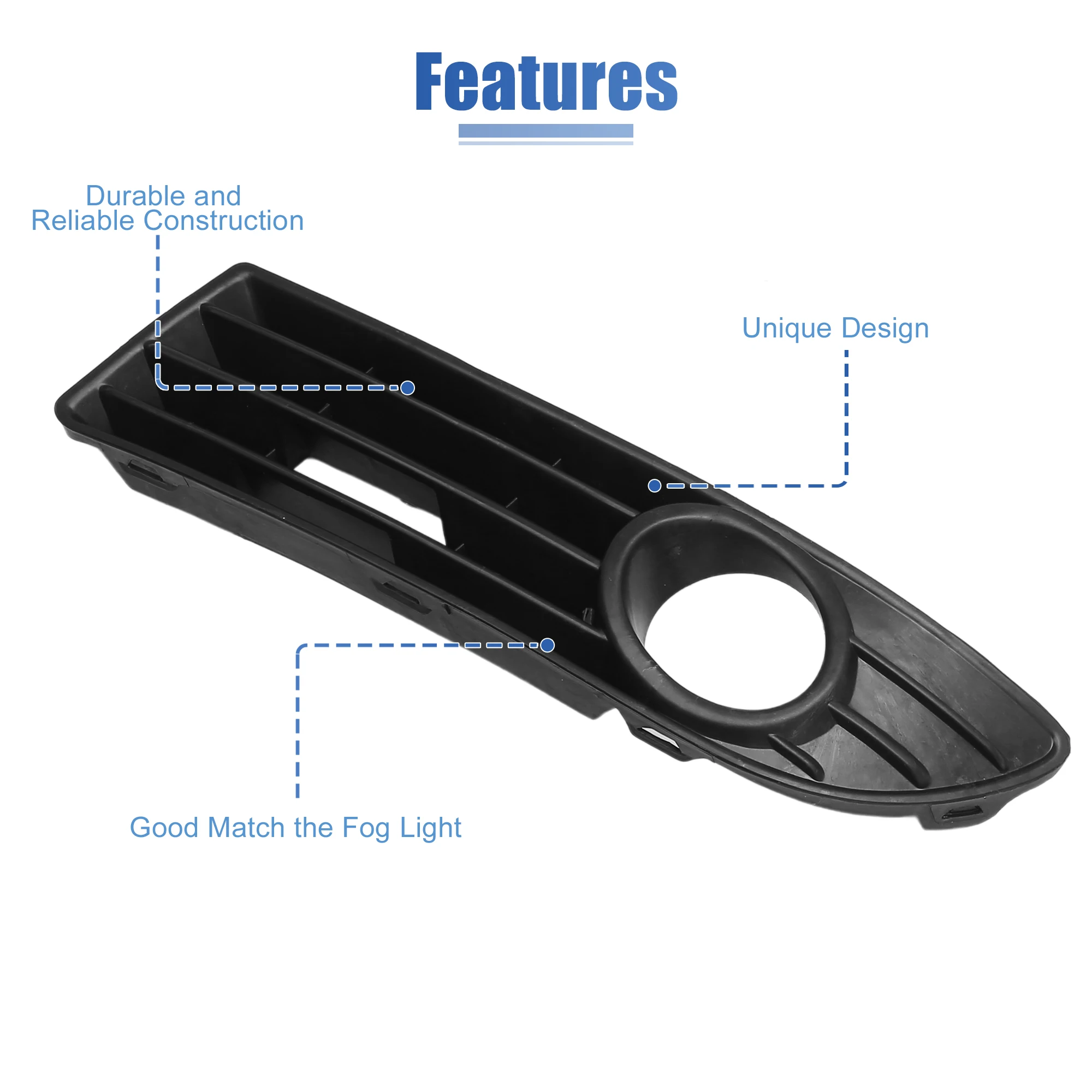 Rejillas antiniebla Autohaux para VW Polo 9N3 (2005-2009) - imagen 4
