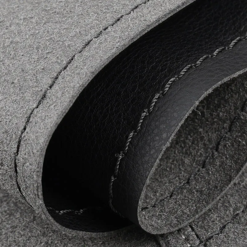 Funda volante microfibra negra cosida a mano – Renault Clio V/Zoe/Captur - imagen 3