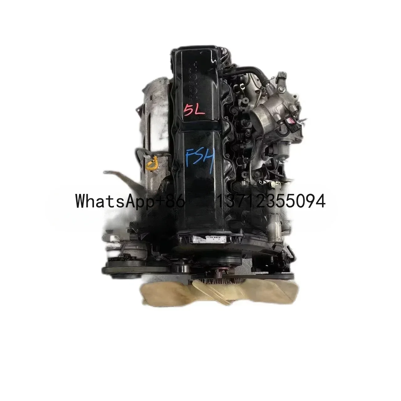 Motor diésel Toyota 5L 4 cilindros para pick-up