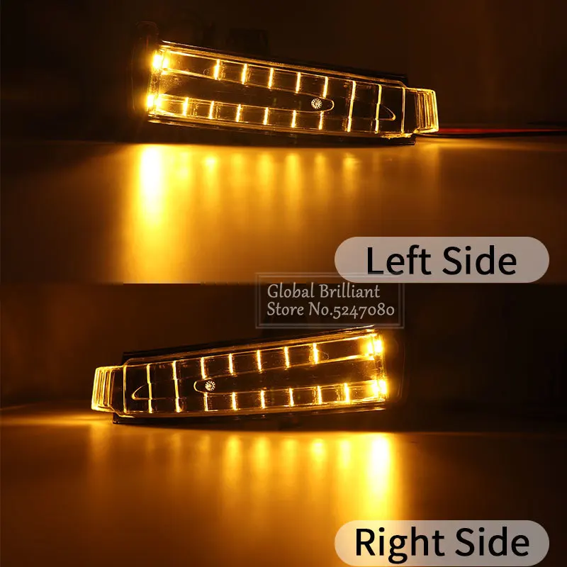 Luz LED intermitente para espejo retrovisor Mercedes W221 W212 W204 - imagen 5