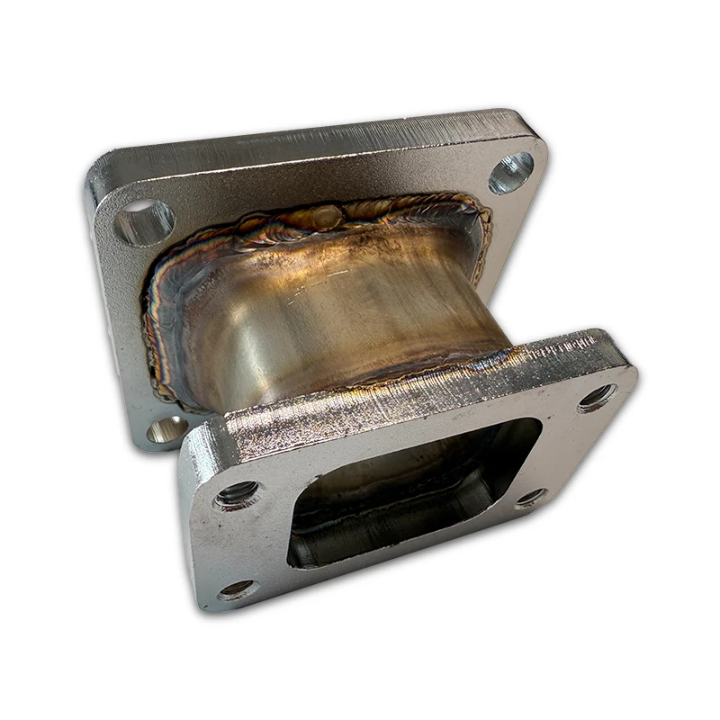 Adaptador brida escape turbocompresor T2/T25 a T4 inoxidable - imagen 2