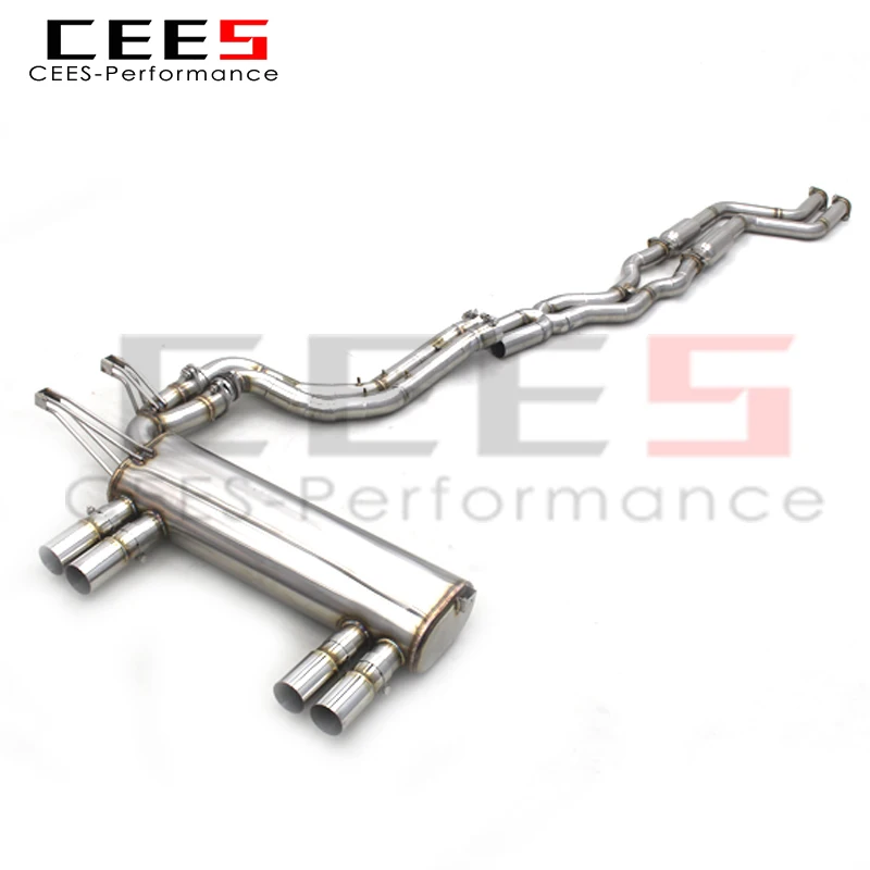 Escape cat-back CEES de acero inoxidable para BMW M3 E46 - imagen 2