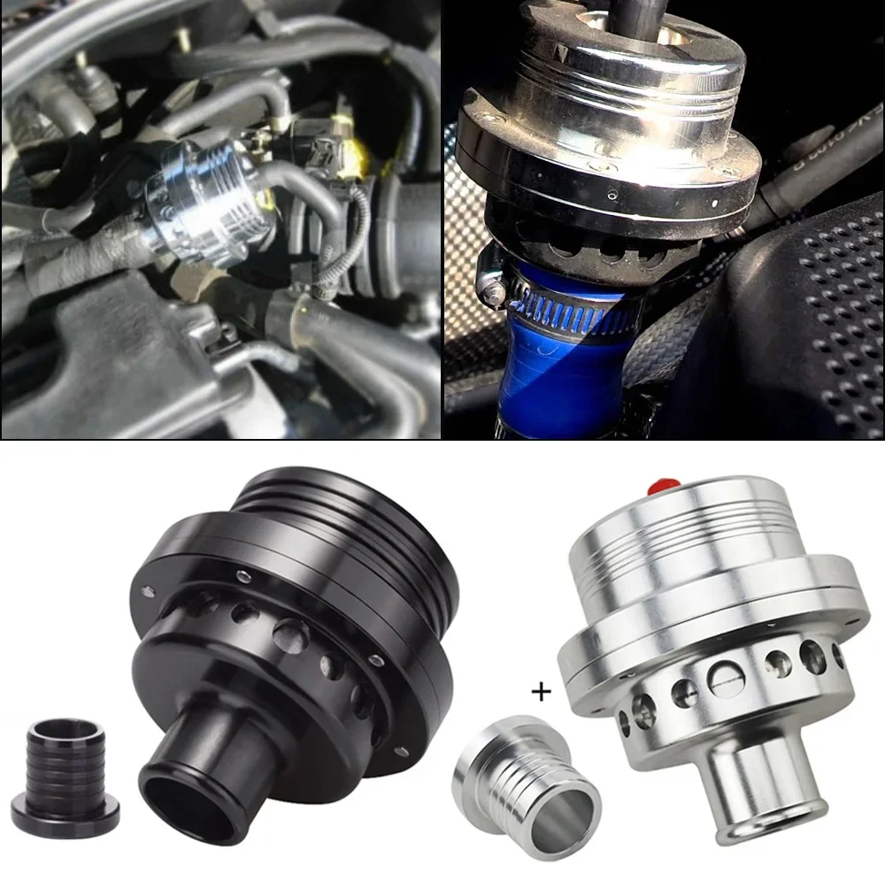 HQ válvula de descarga doble pistón 25mm VW Golf/Jetta 1.8T negro - imagen 2