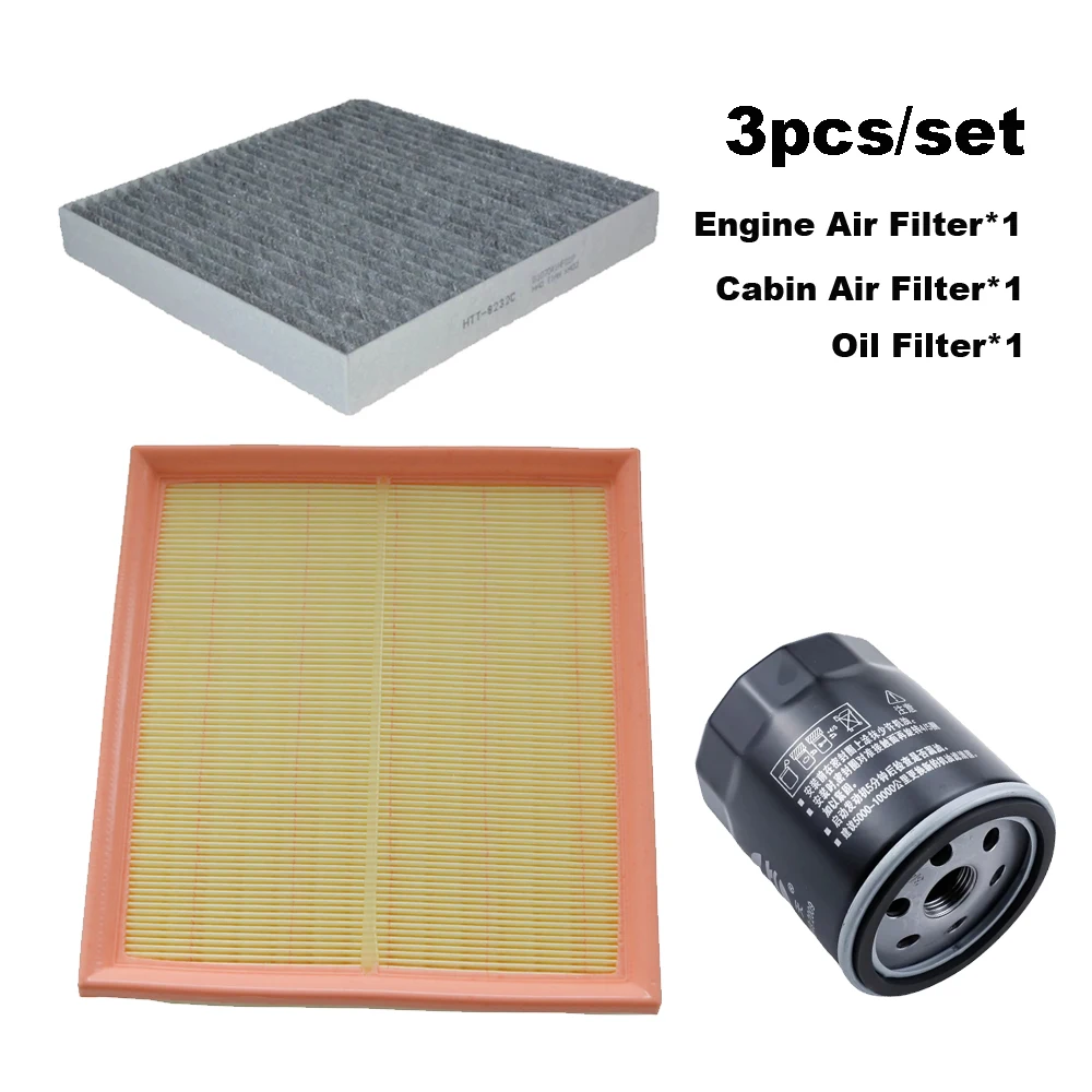 Kit de filtros de aire, aceite y habitáculo Hongqi H5, H6 y HS7