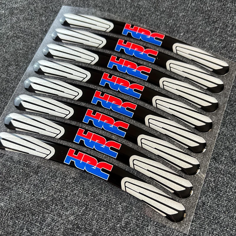 Calcomanías reflectantes 3D para ruedas de moto Honda HRC - imagen 4