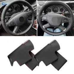 Funda trenzada para volante Mercedes-Benz Clase E W212 microfibra