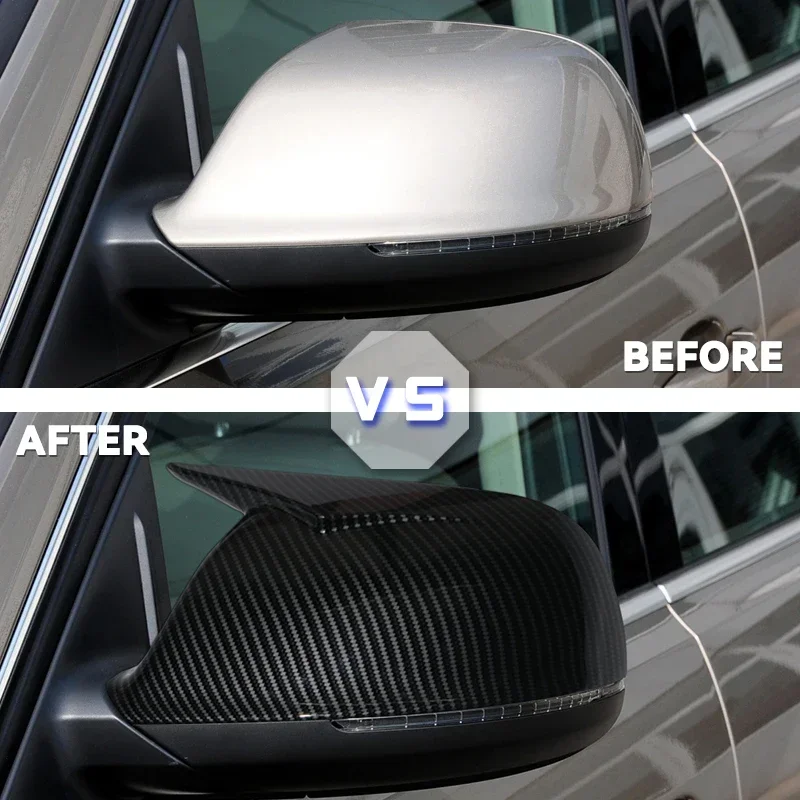 Carcasas espejo retrovisor efecto carbono Audi Q5 8R y Q7 4L - imagen 2