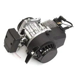 Motor 2 tiempos 49cc con filtro aire y piñón 25H para Mini Pocket Quad