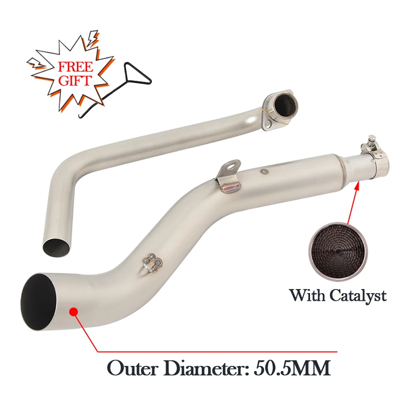 Escape 51mm con silenciador y catalizador – ZONTES ZT125 - imagen 4