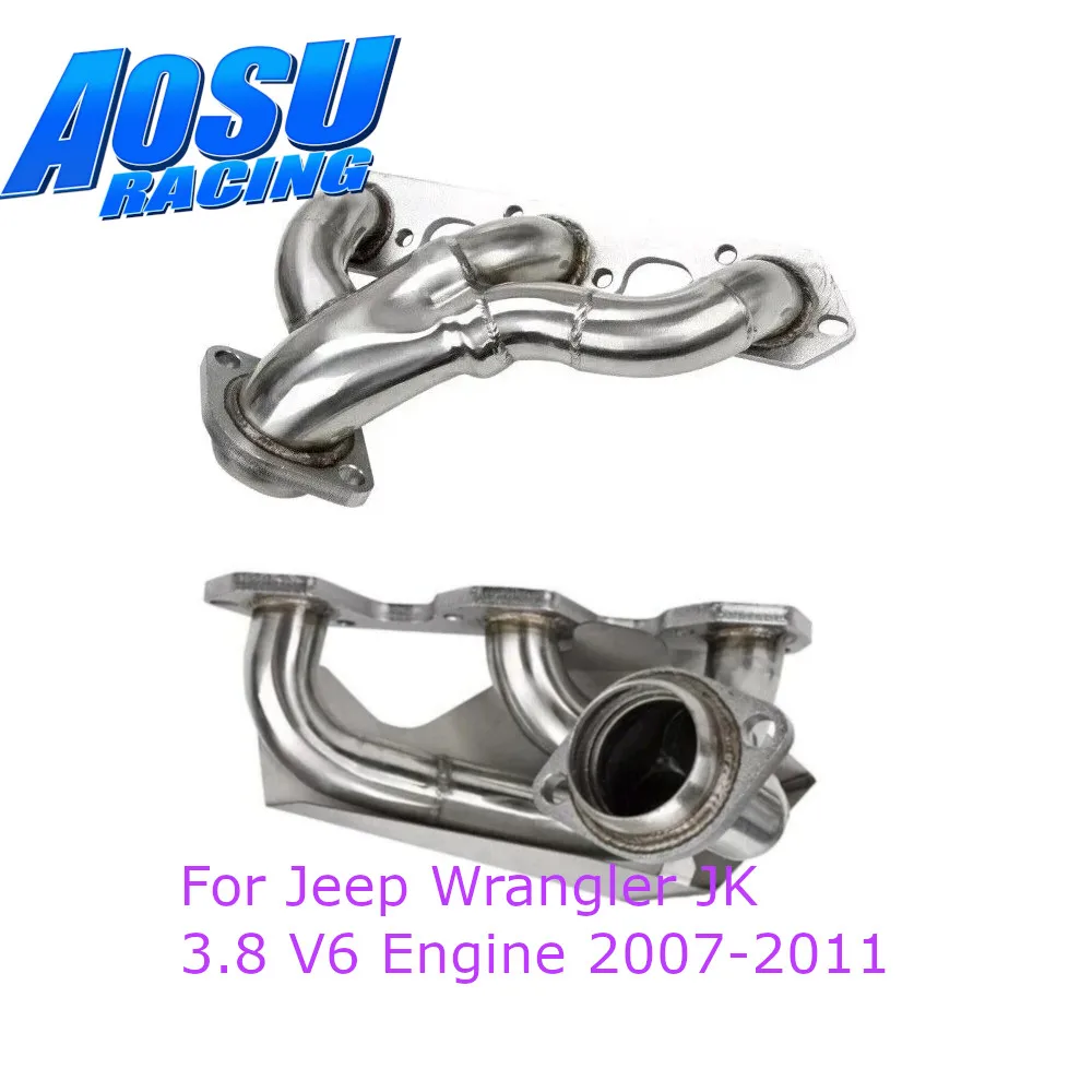 Cabezales colector acero inoxidable Jeep Wrangler JK 3.8 V6 2007-2011
