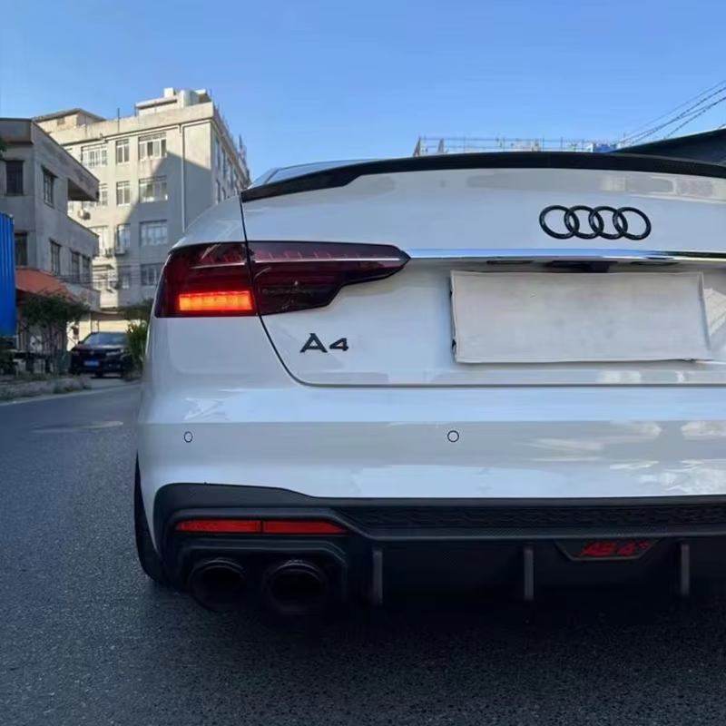 Alerón de maletero negro brillante Audi A4/S4 B9 Sedán 2016-2024 - imagen 4