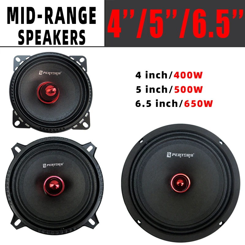 Woofer medio 6,5pulgadas 650W para coche – Audio Tuning