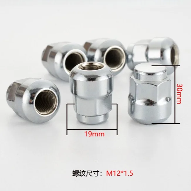 Detalle del hexágono de 19 mm del tornillo de rueda