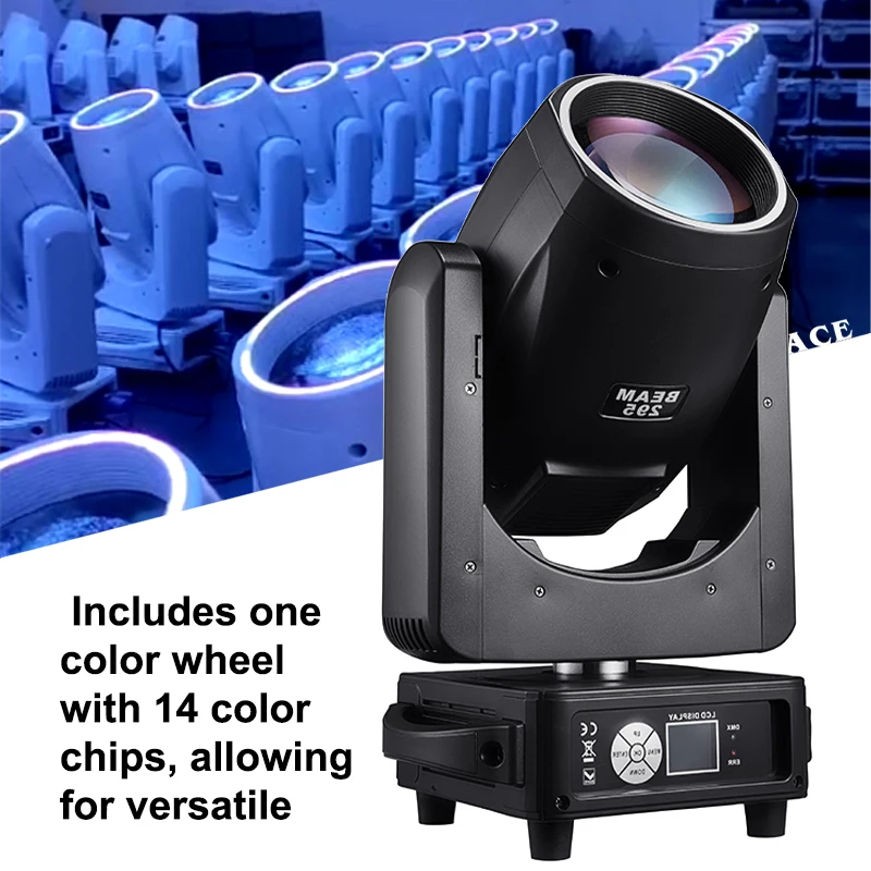 Igracelite gran oferta equipo de iluminación de escenario cabezal móvil profesional 3 en 1 295 cabezal móvil de luz con efecto de haz afilado - imagen 2