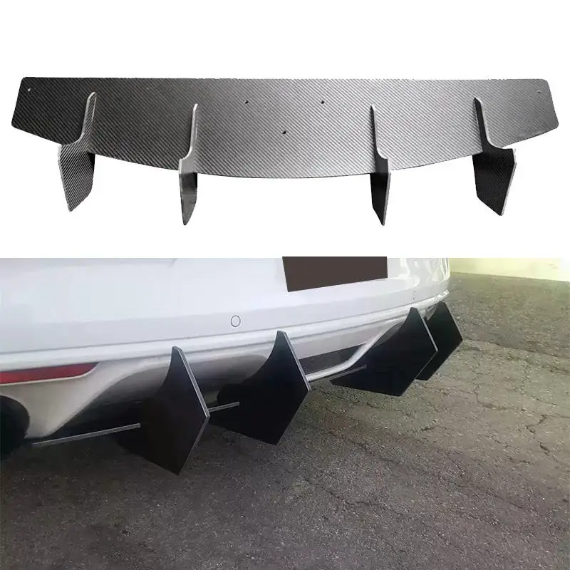 Difusor trasero de fibra de carbono estilo AC – Ford Mustang 2018-2022 - imagen 2