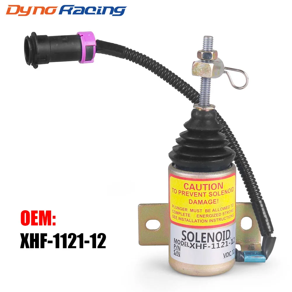 Válvula solenoide de corte de combustible 12 V para motor diésel