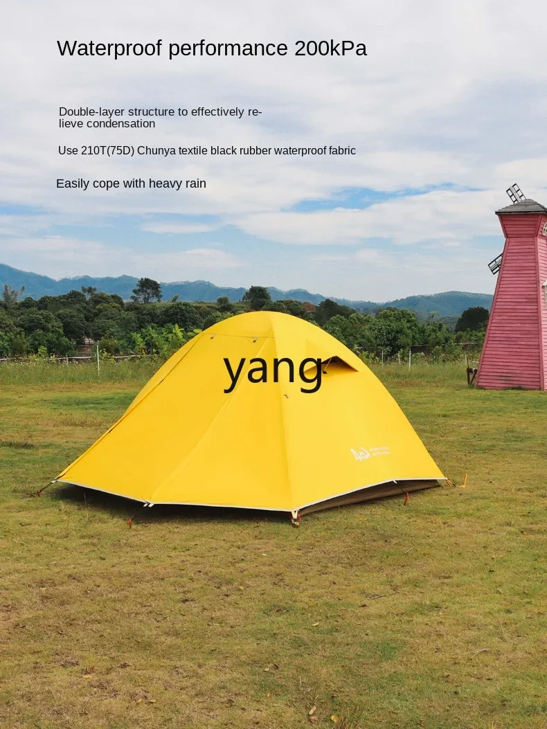 Tienda campaña camping JQ senderismo profesional antihumedadyviento - imagen 4