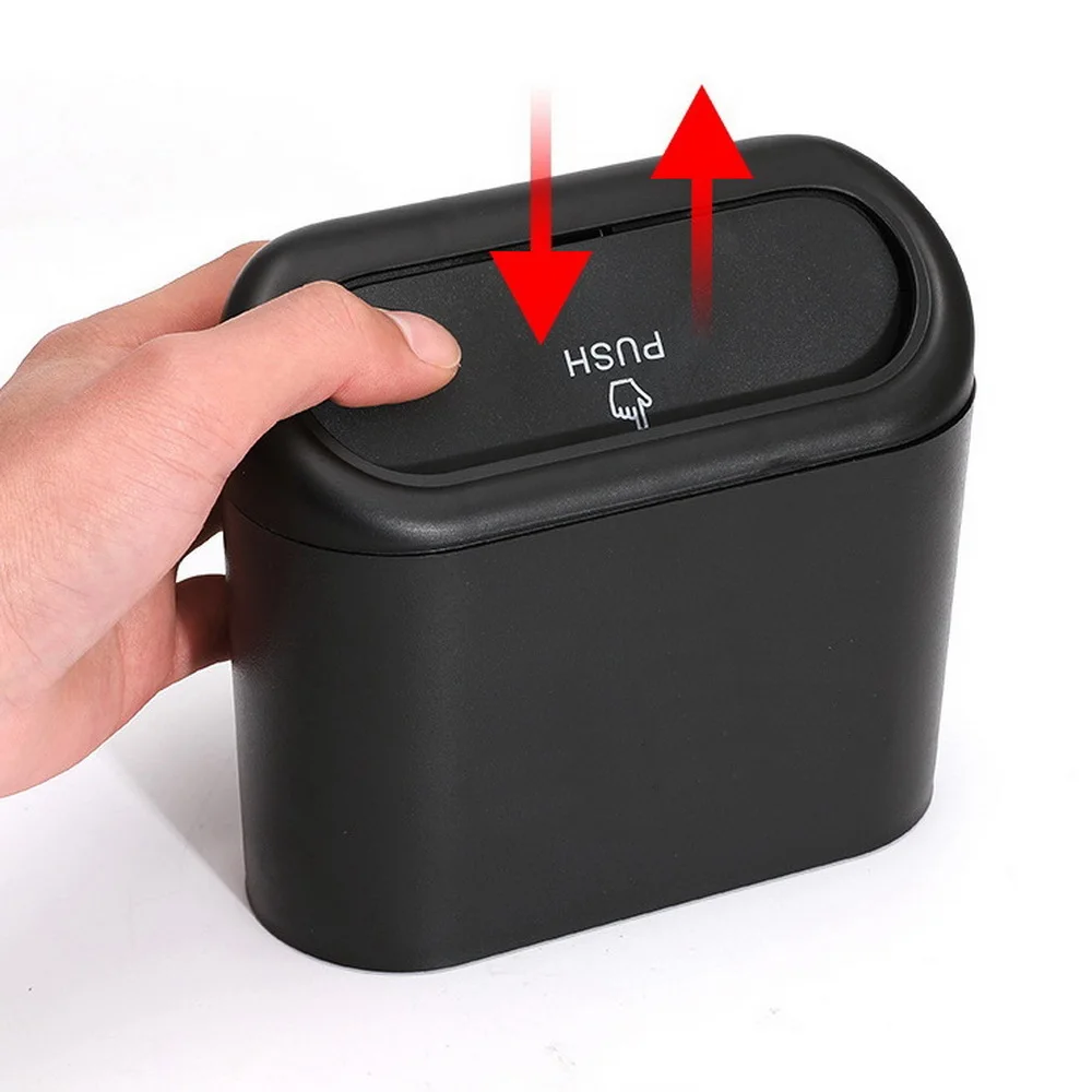 Cubo de basura para coche con tapa impermeable – Compatible Tesla - imagen 2