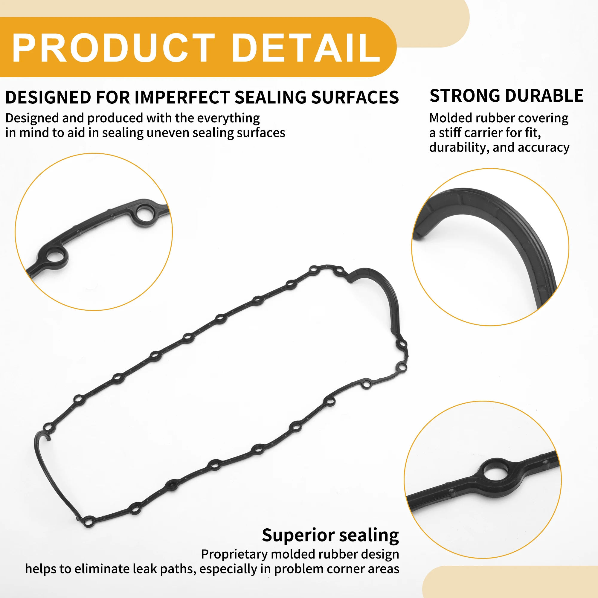 X Autohaux No.7700103687 Junta de cárter de aceite de coche para Renault Clio 2021-2022 para Dacia Logan 2012-2020 para Nissan NV250 2019-2020 - imagen 4