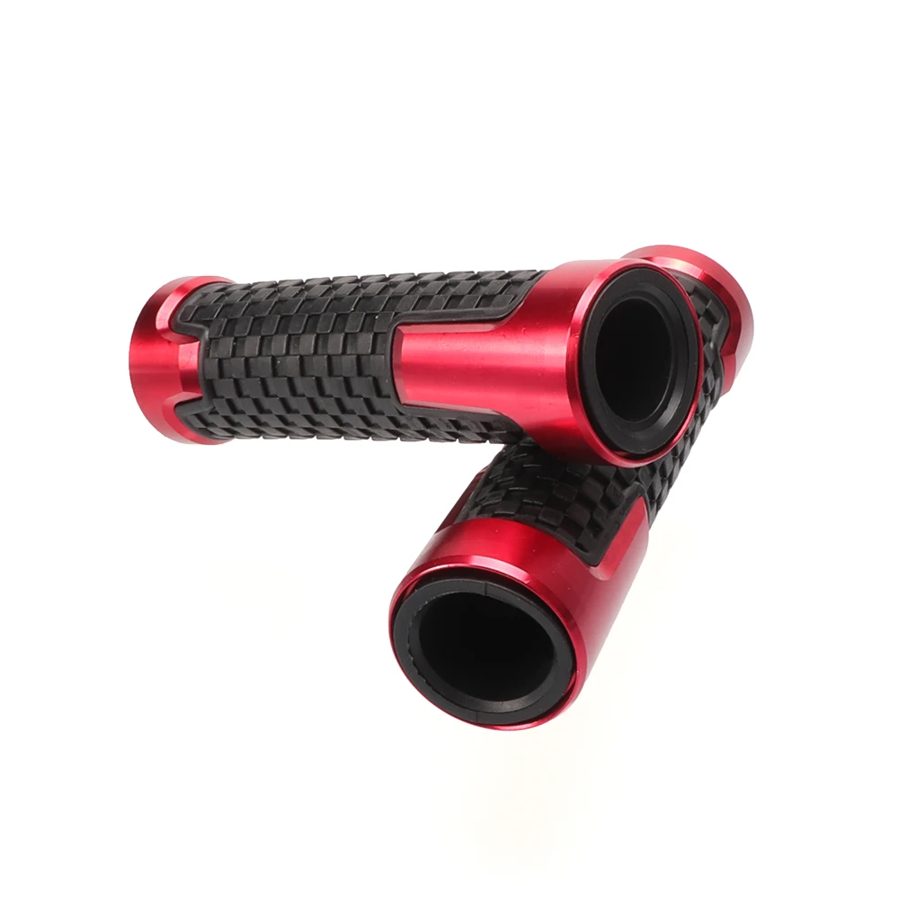 Puños universales de moto de goma y aluminio CNC, 22 mm - imagen 2