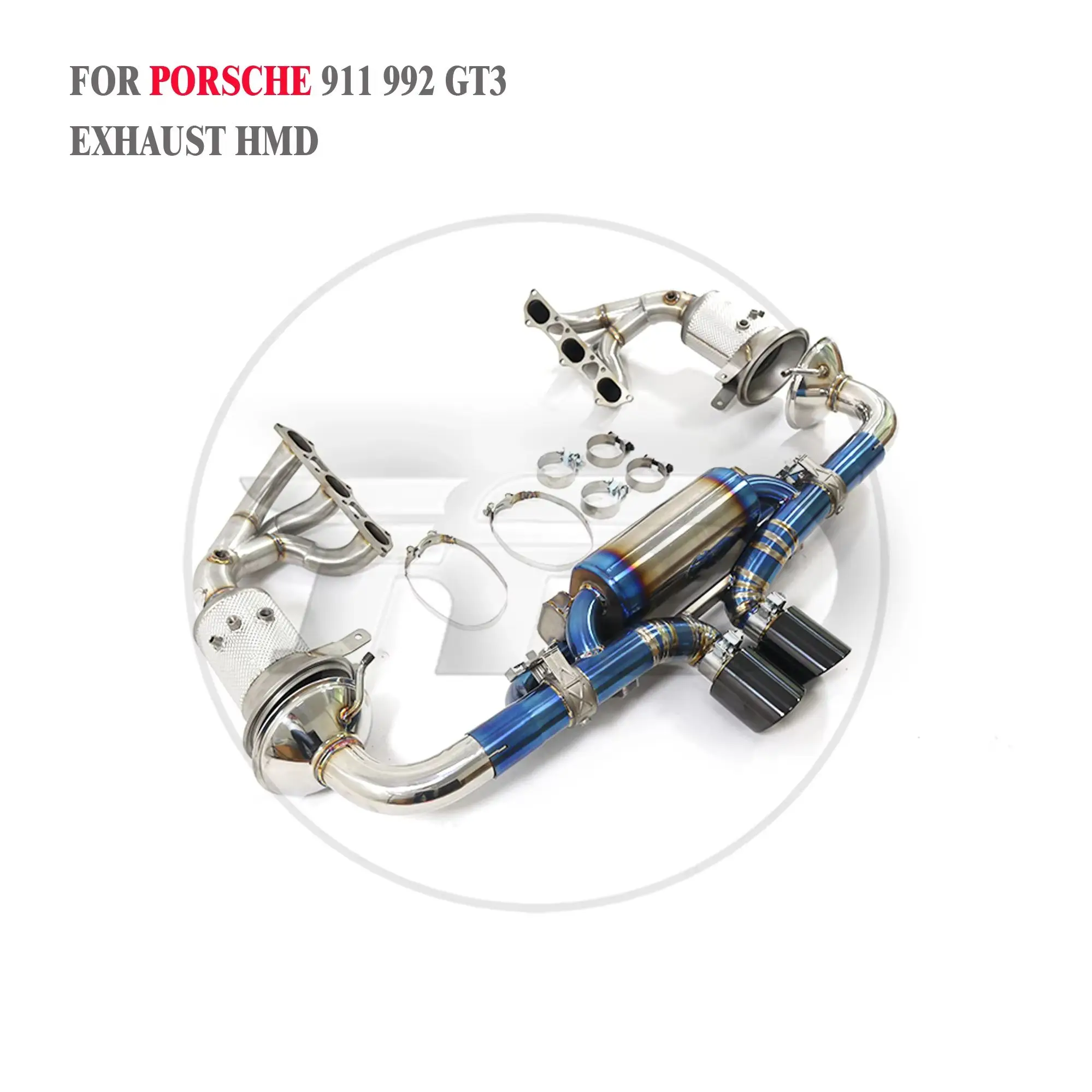 Escape titanio HMD alto flujo – Porsche 911 992 GT3 - imagen 4