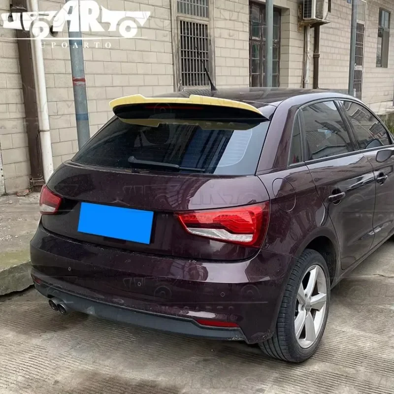 Labio alerón trasero ABS negro brillante Audi A1 8X Sportback - imagen 2