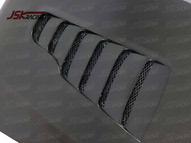 Capó carbono Lexus IS200 - Vista lateral diseño FH