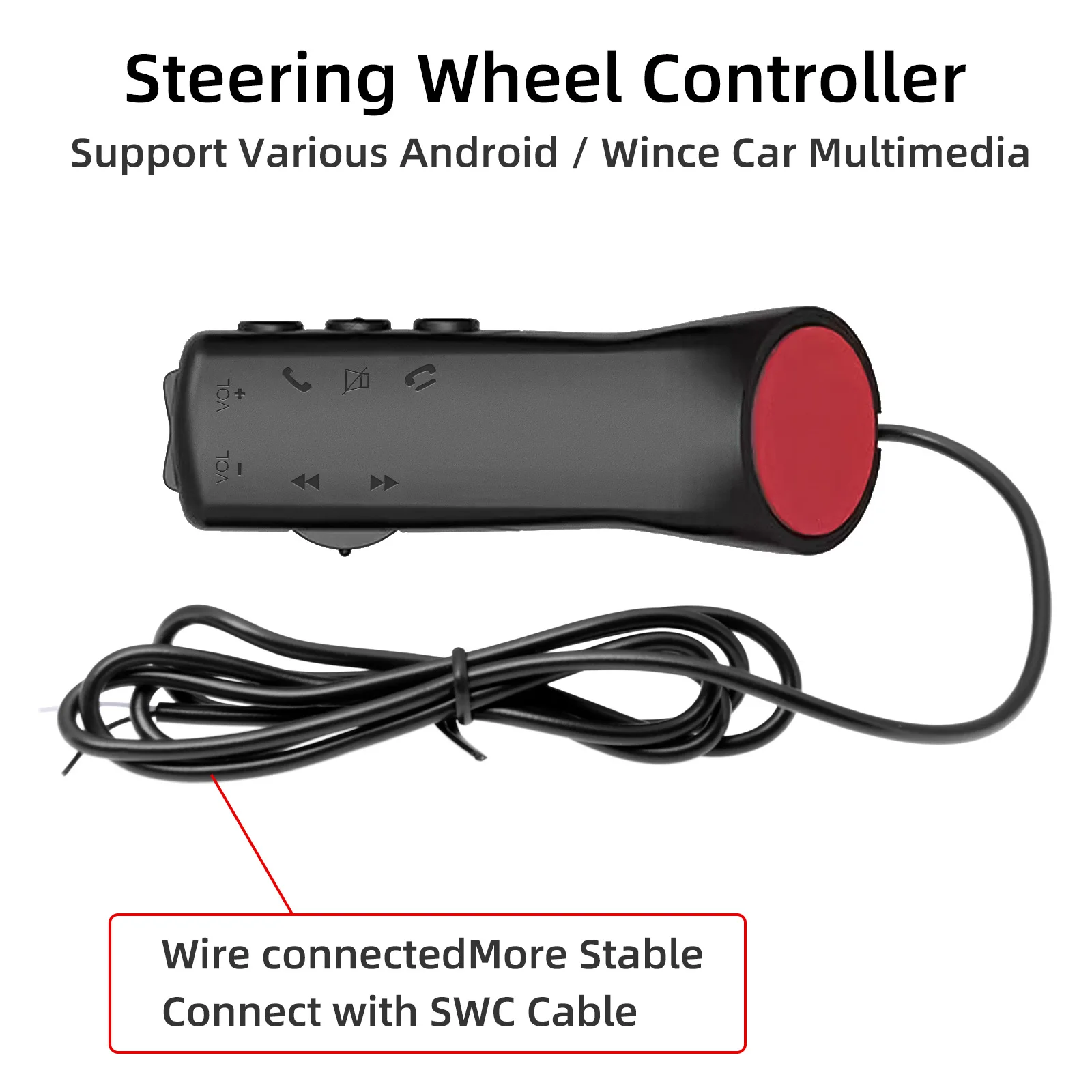 Mando multifuncional 7 teclas para volante con GPS y DVD - imagen 4