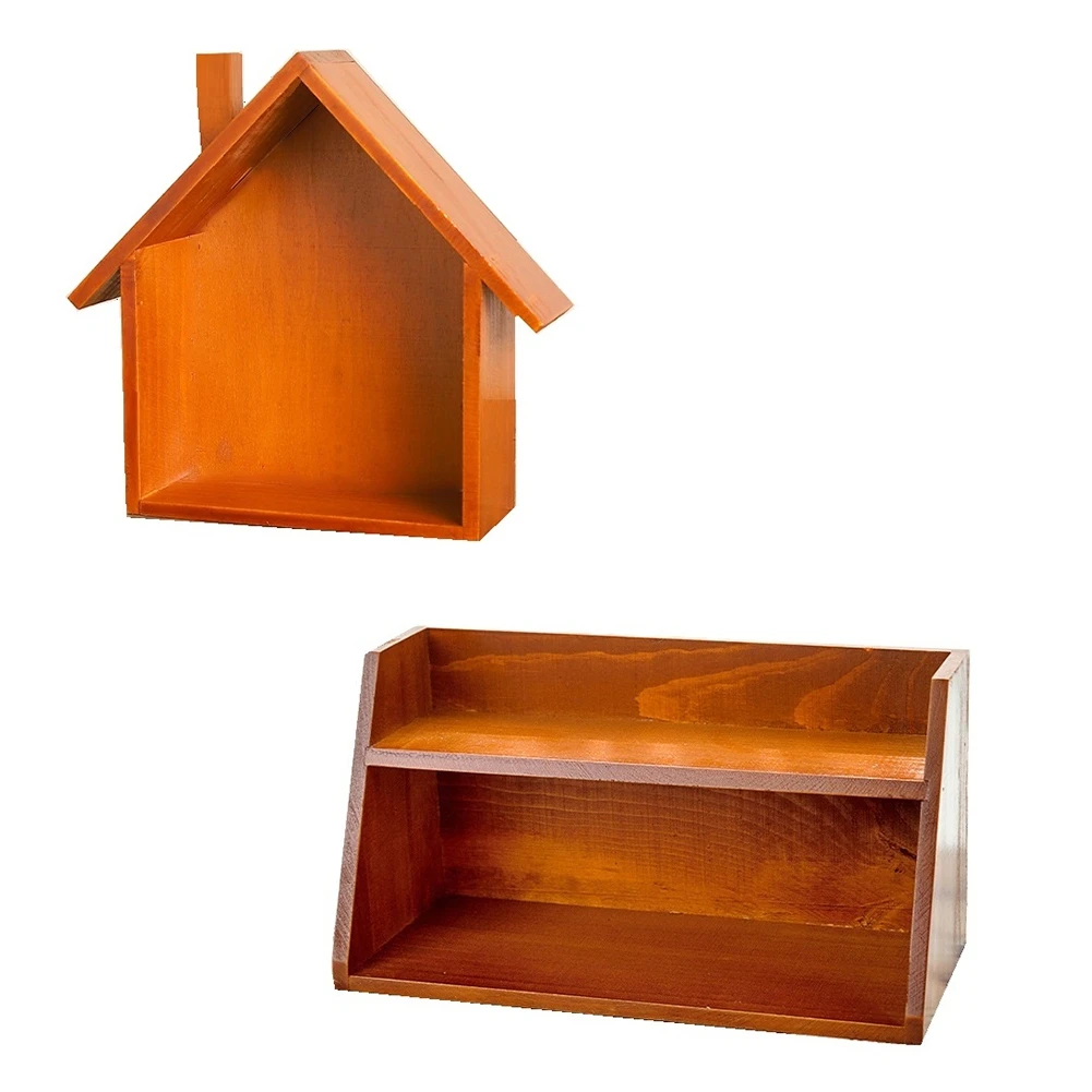 Caja almacenamiento madera Retro – escritorio habitación decorativa
