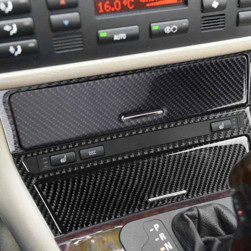 Embellecedor consola central de fibra de carbono BMW Serie 3 E46 - imagen 3