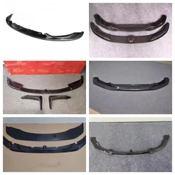 Kit de carrocería de coche de fibra de carbono, conjunto de labio delantero para BMW Serie 3 4 M3 M4 F80 F82 F83 2015-18, accesorios convertidos para automóviles