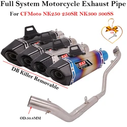 Sistema de escape completo para CFMoto NK250/NK300 con DB Killer