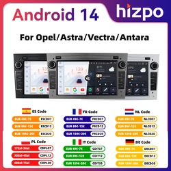 Radio Android HIZPO 2 Din con GPS y CarPlay para Opel Astra Zafira Corsa