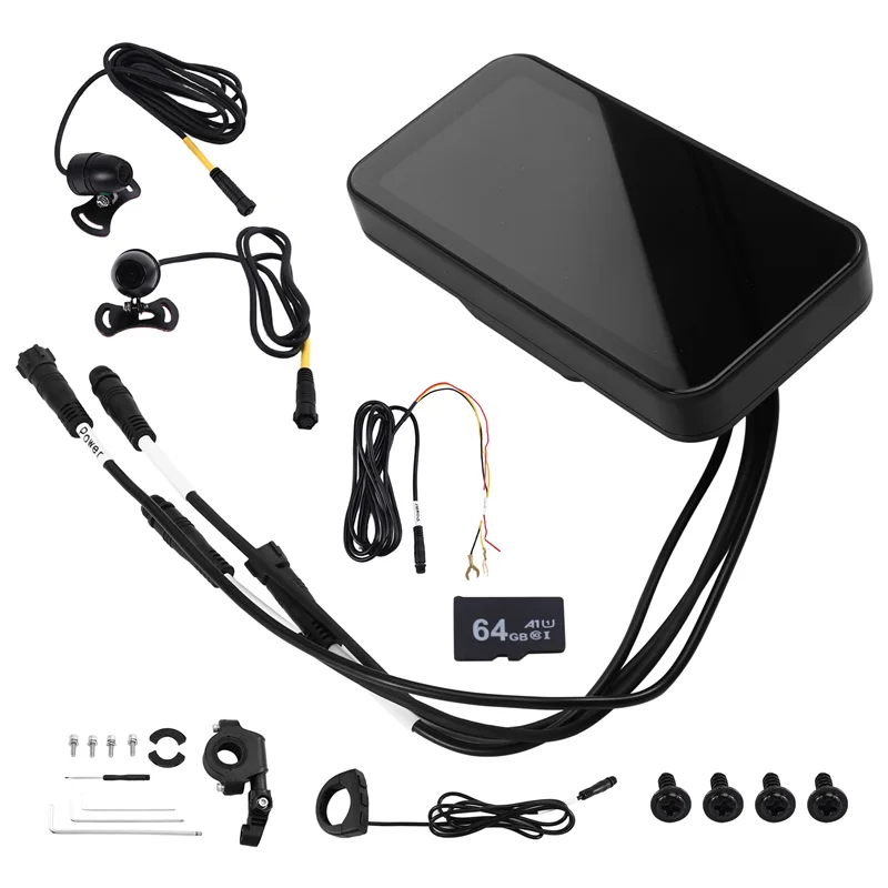 Pantalla CarPlay impermeable para moto con grabación dual - imagen 2