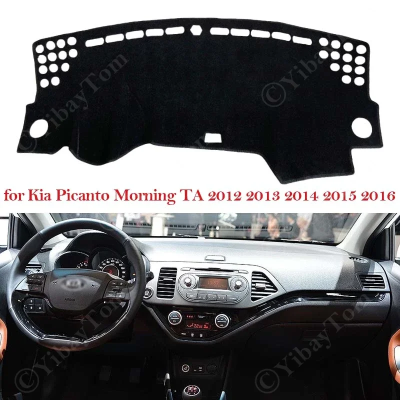Alfombrilla de salpicadero para Kia Picanto TA 2012-2016