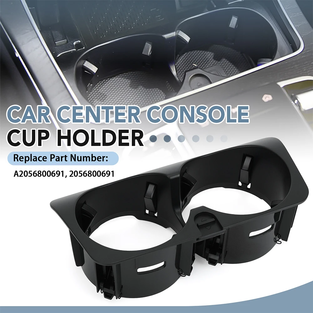 Compartimento central con portavasos para Mercedes-Benz