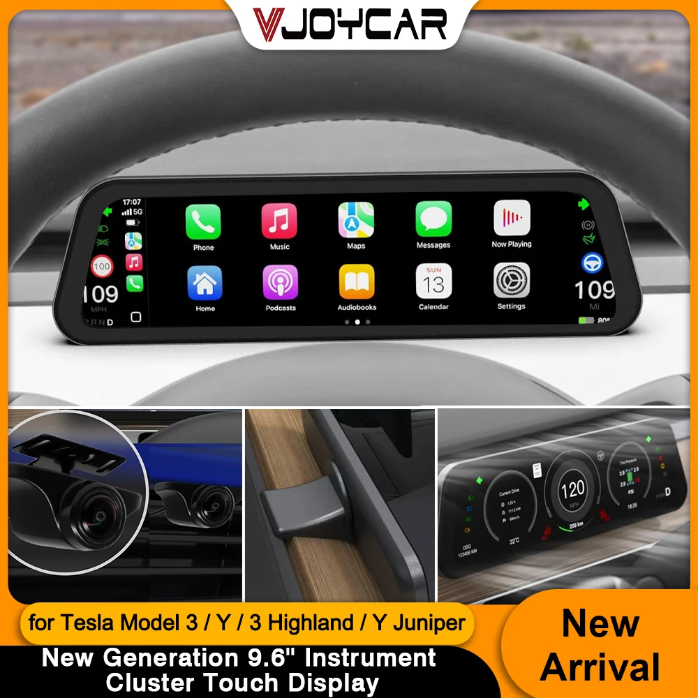 Cuadro Digital Vjoycar 9,6" para Tesla Model 3/Y Highland Juniper
