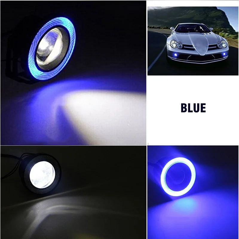 Faro antiniebla LED COB con luz diurna y Ojo de Ángel - imagen 5