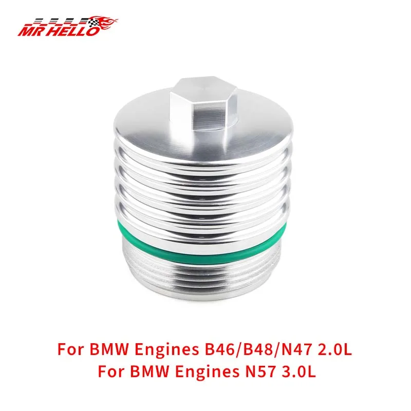 Tapa del filtro de aceite BMW para motores B46/B48/N47 2.0L y N57 3.0L
