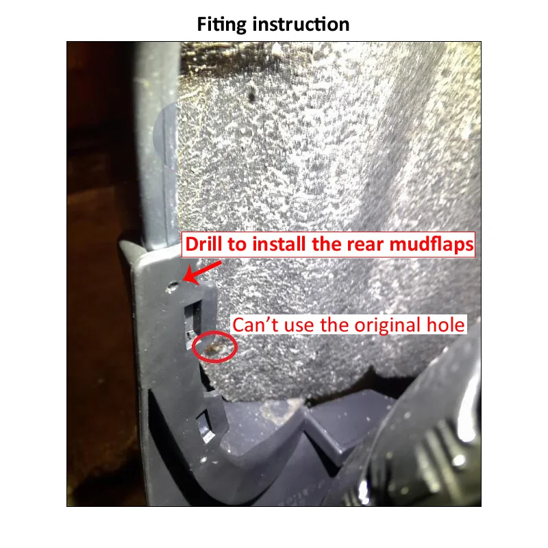 Juego de guardabarros moldeados para Volkswagen Golf VI 2009-2012 - imagen 4