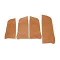 4pcs Armrest Brown