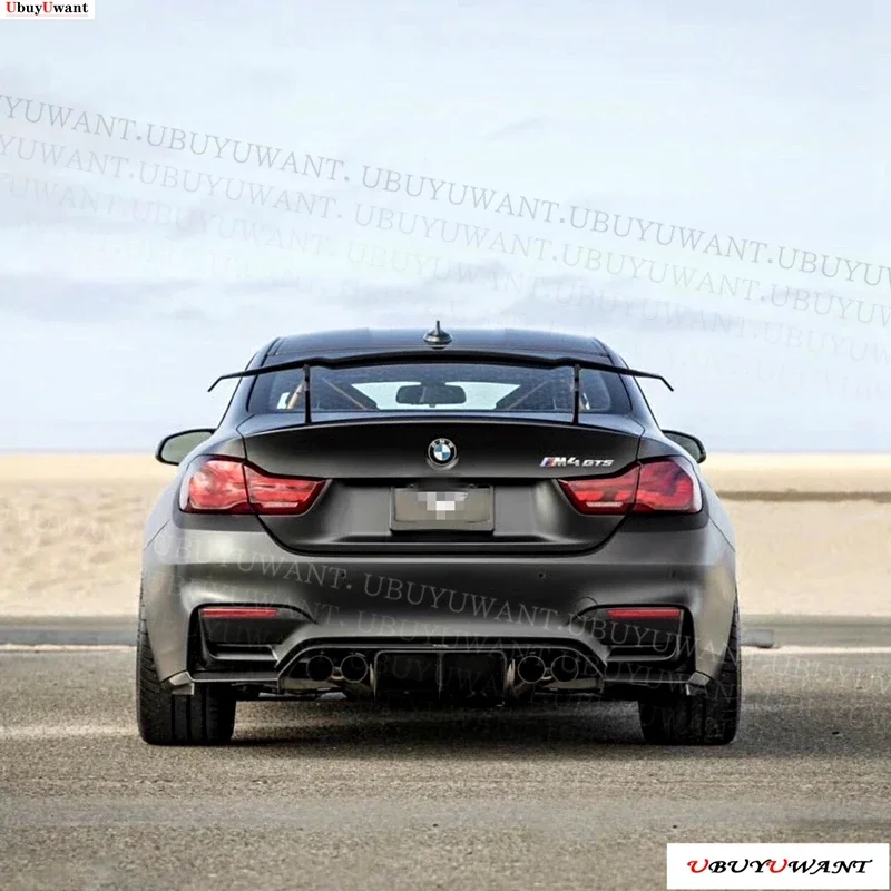Alerón trasero BMW estilo GTS-V de ABS negro brillante - imagen 2